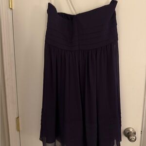 David's Bridal Purple Mini Strapless A-Line Dress SZ 16